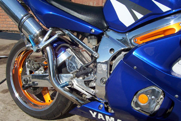 Motorcycle rotor and bracket refinishing