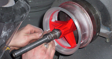 Mirror finish on a polished rim