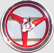 Polished motorcycle component