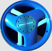 Refinished wheel detail shot