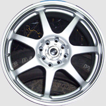 Wheel refinished and repaired by RWR, example 6