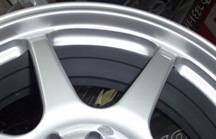 Wheel refinished and repaired by RWR, example 2